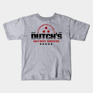 Dutch's Security Services Kids T-Shirt